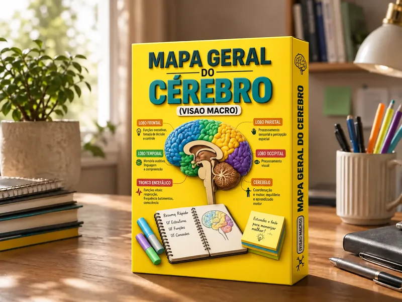 Bônus Mapa Geral do Cérebro — Visão Macro